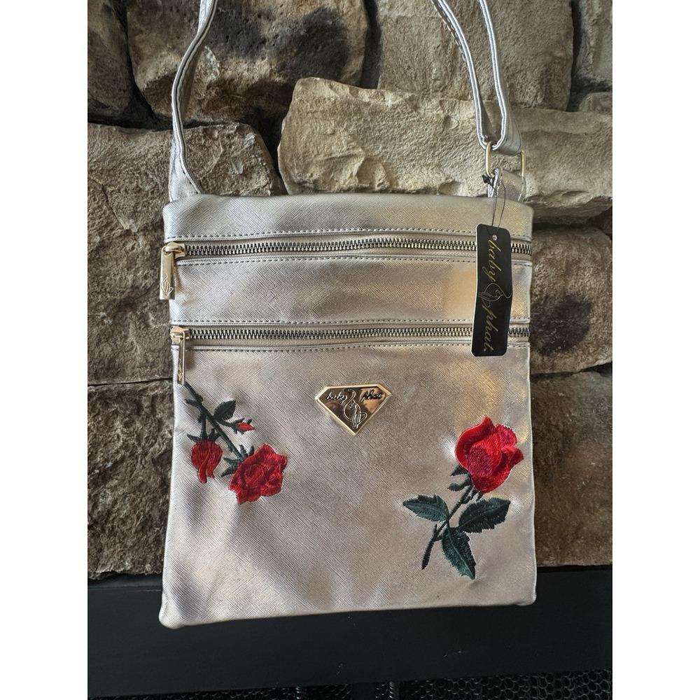 Vintage Y2K‎ Baby Phat Metallic Crossbody Purse